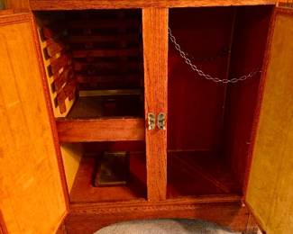 Antique Wooden Ice Box - Amazing Condition!