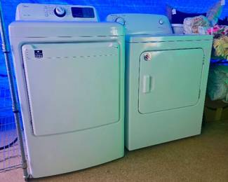 Many Appliances: Midea Washer, Conservator Dryer