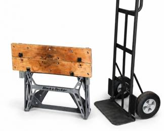 74 BlackDeckerWorkmateBenchHeavyDutyHandTruck