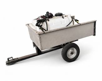13 30GallonTowBehindSprayerTrailerwithPump