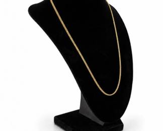 64 14KGoldDoubleLinkChainNecklace6Grams