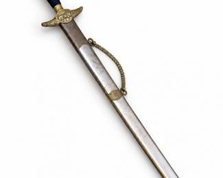14 DecorativeAsianStyleSwordwithEtchedScabbard