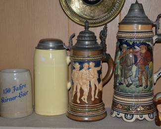 MUSICAL GERMAN BEER STEINS