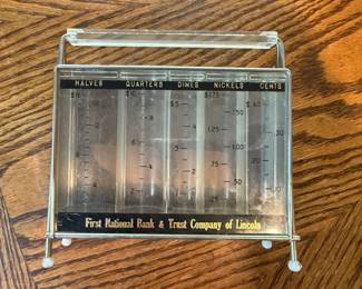 First National Bank & Trust Company of Lincoln Coin Bank