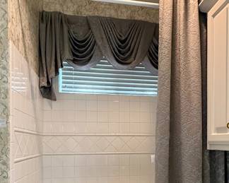 Custom curtain and valance
