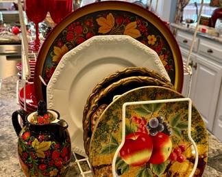 What’s on the kitchen island?