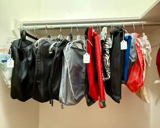Several sets of packing cubes. So handy!
