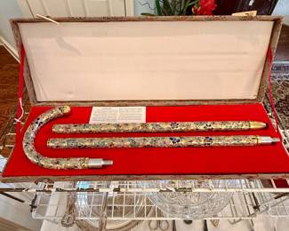 Cloisonne’ Walking Stick