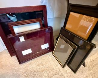 Frames and shadow boxes
