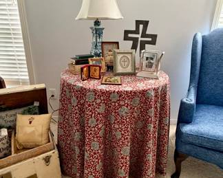 Beautiful lamp and some Christian icons