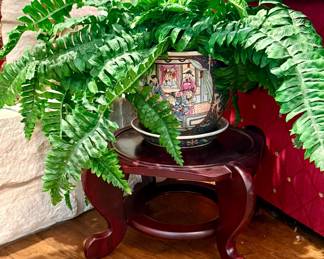 One of several planters and stands