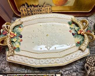 Fritz & Floyd Christmas plate