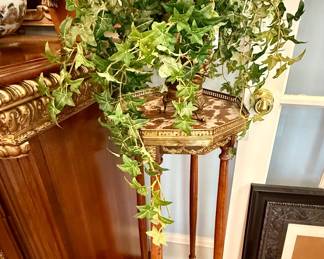 One of several marble top tables