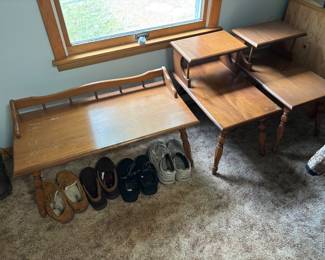 Vintage coffee and end tables