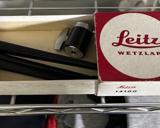 vintage Leitz Wetzlar Tabletop Tripod, model number 14100.