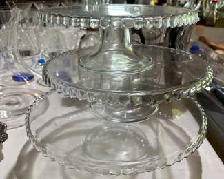 3 Tier Glass Cake Stand
