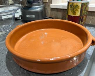 Spanish Terracotta  Cazuela Glazed 