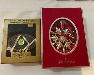 Waterford ornaments 