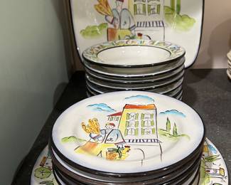 Sakura PROVENCE Hand painted Earthenware