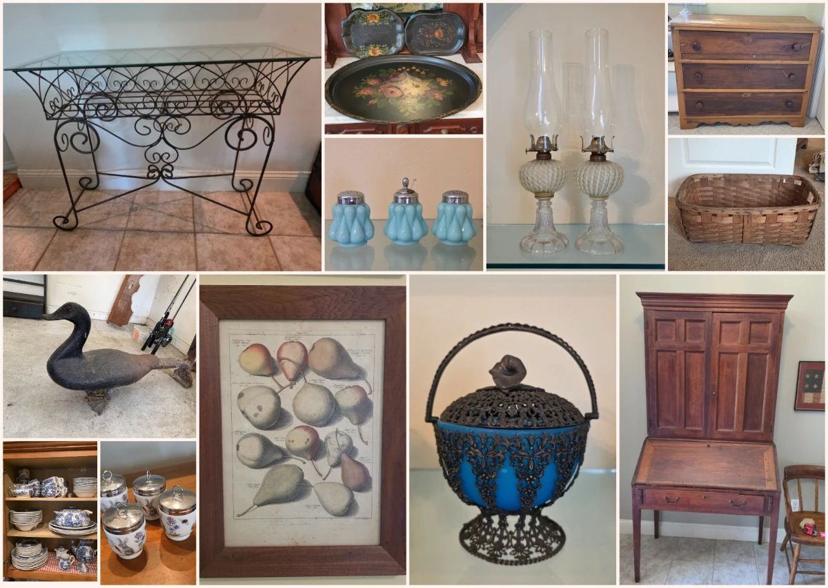 antiques collage