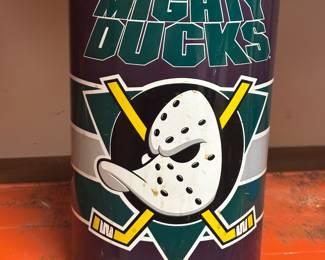Mighty Ducks garbage can