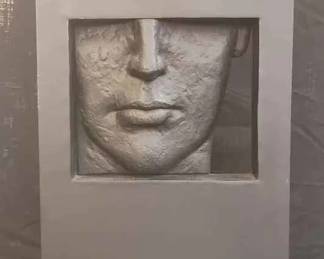 OM258Modern Abstract Face Sculpture