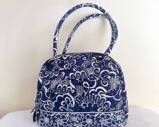 Vera Bradley Quilted Handbag Twirly Birds