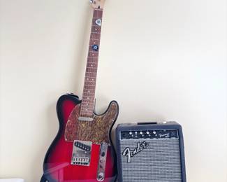Squier Standard Telecaster Electric Guitar - Fender Frontman 10G 10-watt Guitar Amp