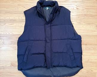 Navy Blue J. Crew Quilted Puffer Vest