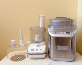 Cuisinart Cool Creations 2 Quart Ice Cream Maker - KitchenAid Ultra Power Food Processor