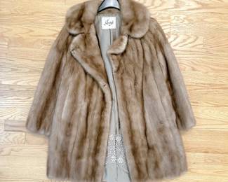 Vintage Ivey's Mink Fur Coat