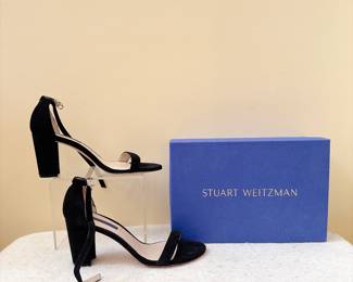 Stuart Weitzman Nearlynude Ankle Strap Sandals