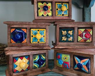 Ceramic  2-Drawer Storage