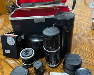  Canon FL 200mm f/3.5 manual focus telephoto lens / Canon FL 50mm f/1.8 manual focus lens and more accessories 