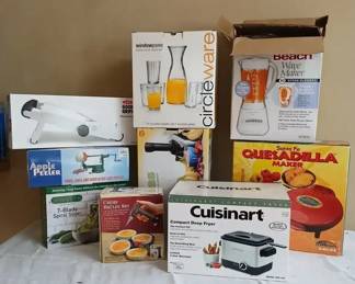 Kitchen Appliances Still In Boxes