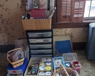 Huge Card Stock, Stamps, Beads, Punches and More Scrapbooking
