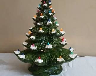 Vintage Ceramic Christmas Tree