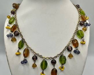 Colorful beaded necklace