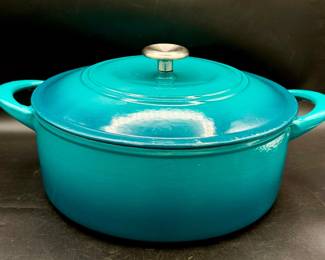 7QT tramontia enamel pot with lid