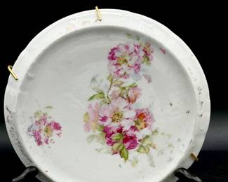 Antique porcelain trivet plate