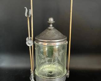 Antique Victorian style pickle canister