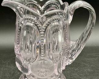 UV reactive vintage glass Creamer pitcher