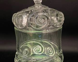 Duncan & Miller UV reactive vintage glass