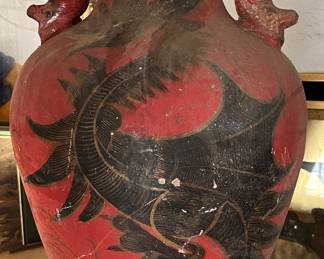Red urn