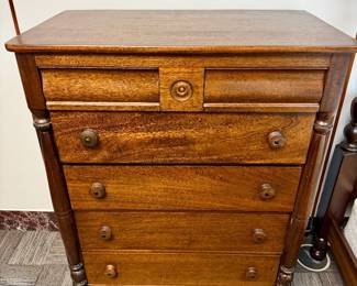 Antique Victorian Welch, Mahogany, mid to late 1800s