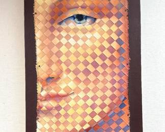 Dawn Vision mixed media by Charla Gaglio 25” x 50”