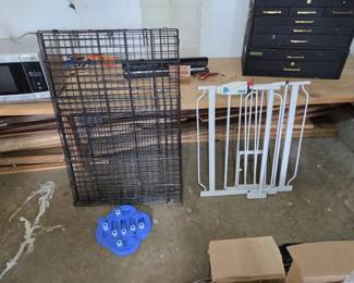 Pet  Child Safety Lot  Folding Wire Crate, Evenflo Baby Gate  Accessories