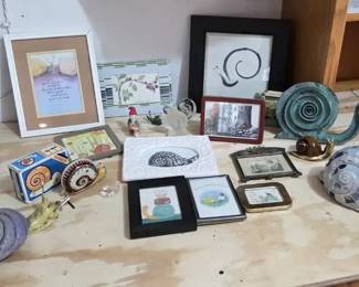 SnailThemed Art, Figurines  Dcor Collection
