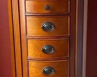 Powell Marquis Cherry Jewelry 7 Drawer Armoire