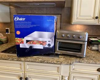 Oster Pizzeria Style Pizza Oven New In Box. Cuisinart Air Fryer Toaster Oven Does Work